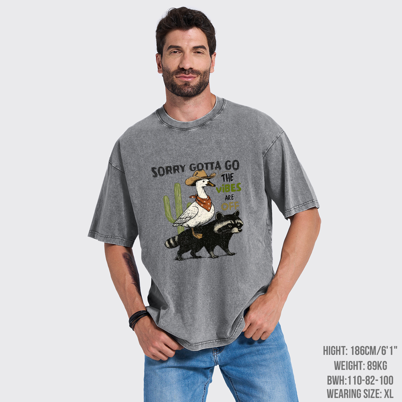  Sorry Gotta Go The Vibes Are Off Garment-dye Tees