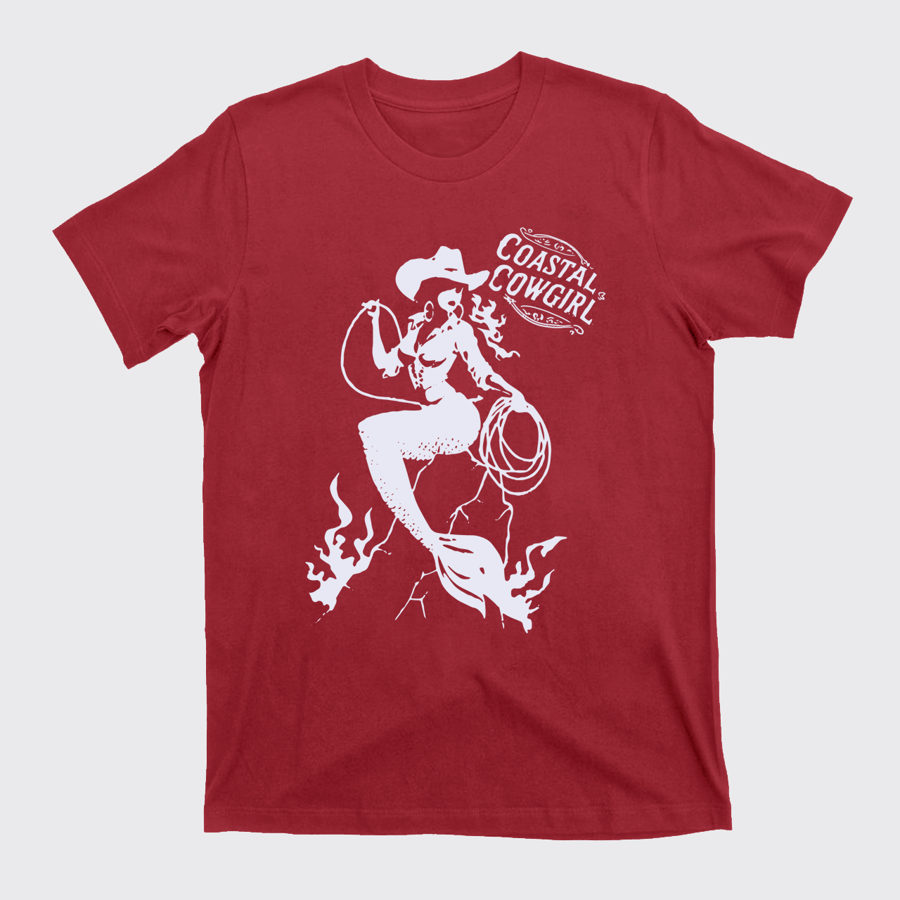 Coastal Cowgirl Mermaid T-Shirts