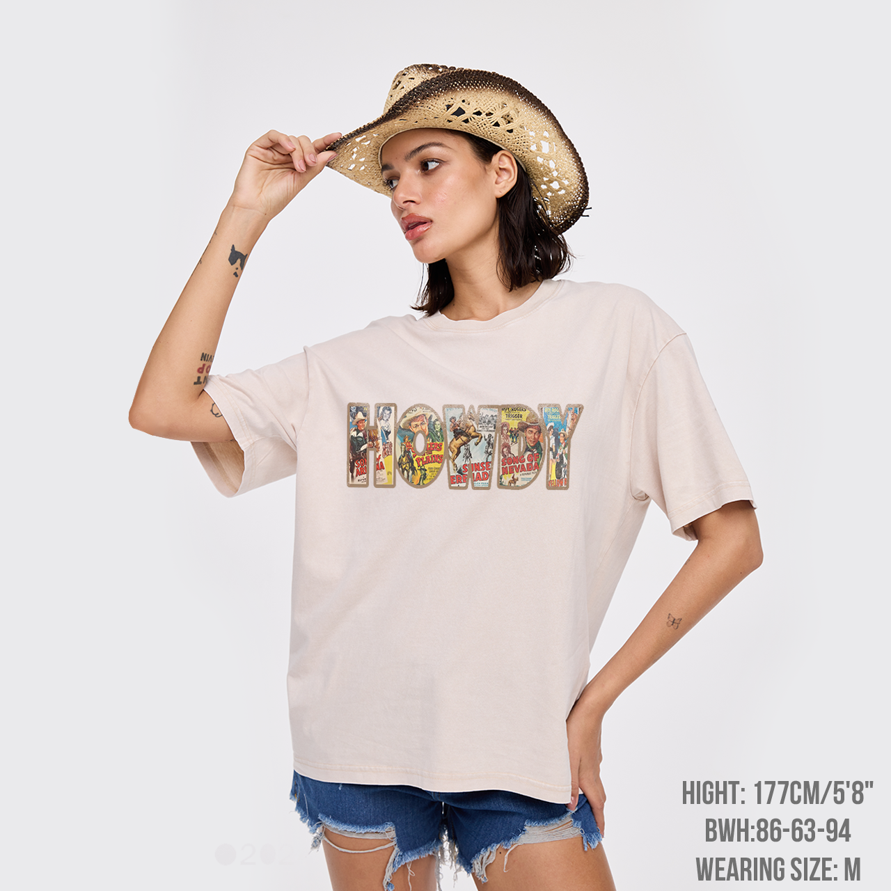Retro Western Country Music Garment-dye Tees