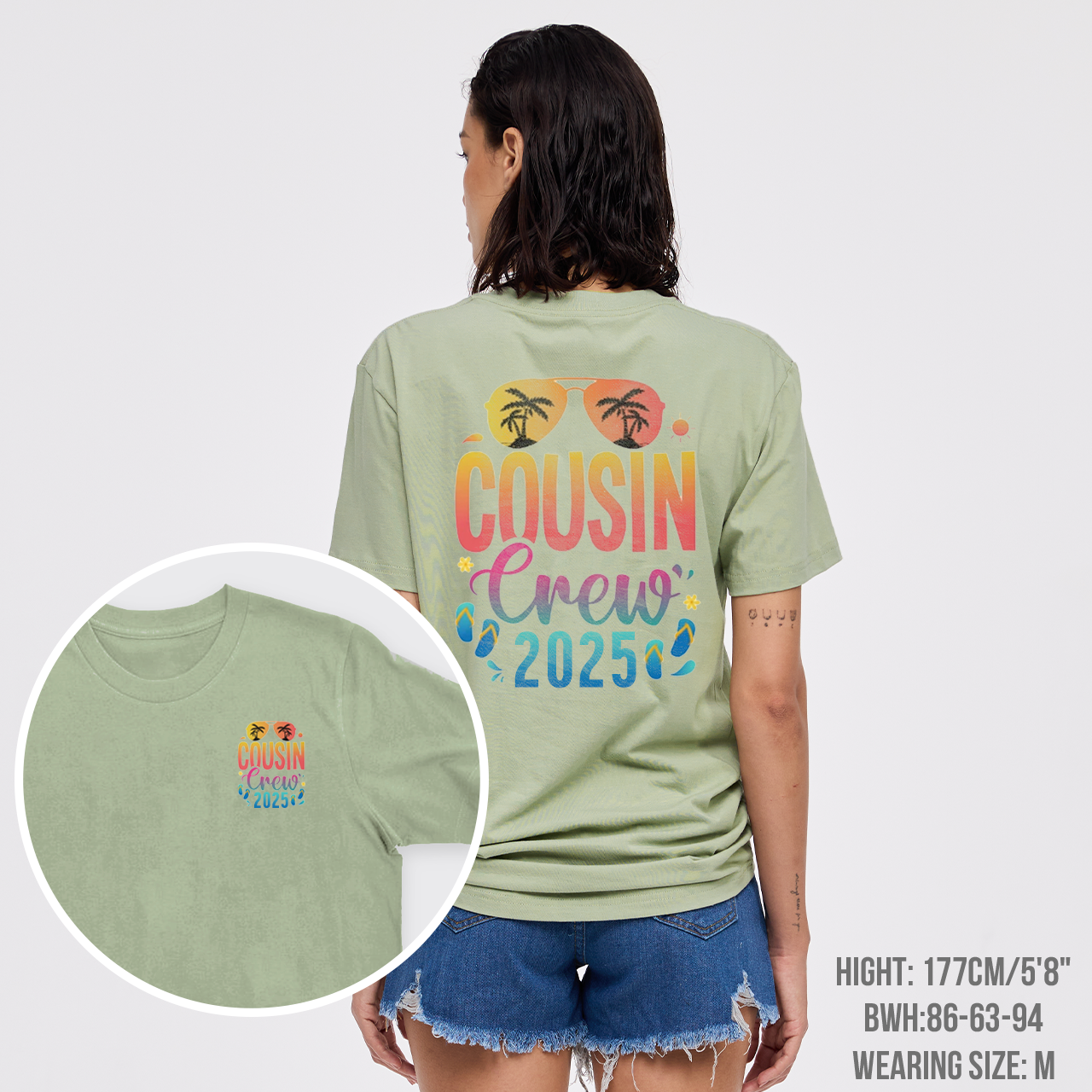 Cousin Crew 2025 Family Summer Vacation T-Shirts