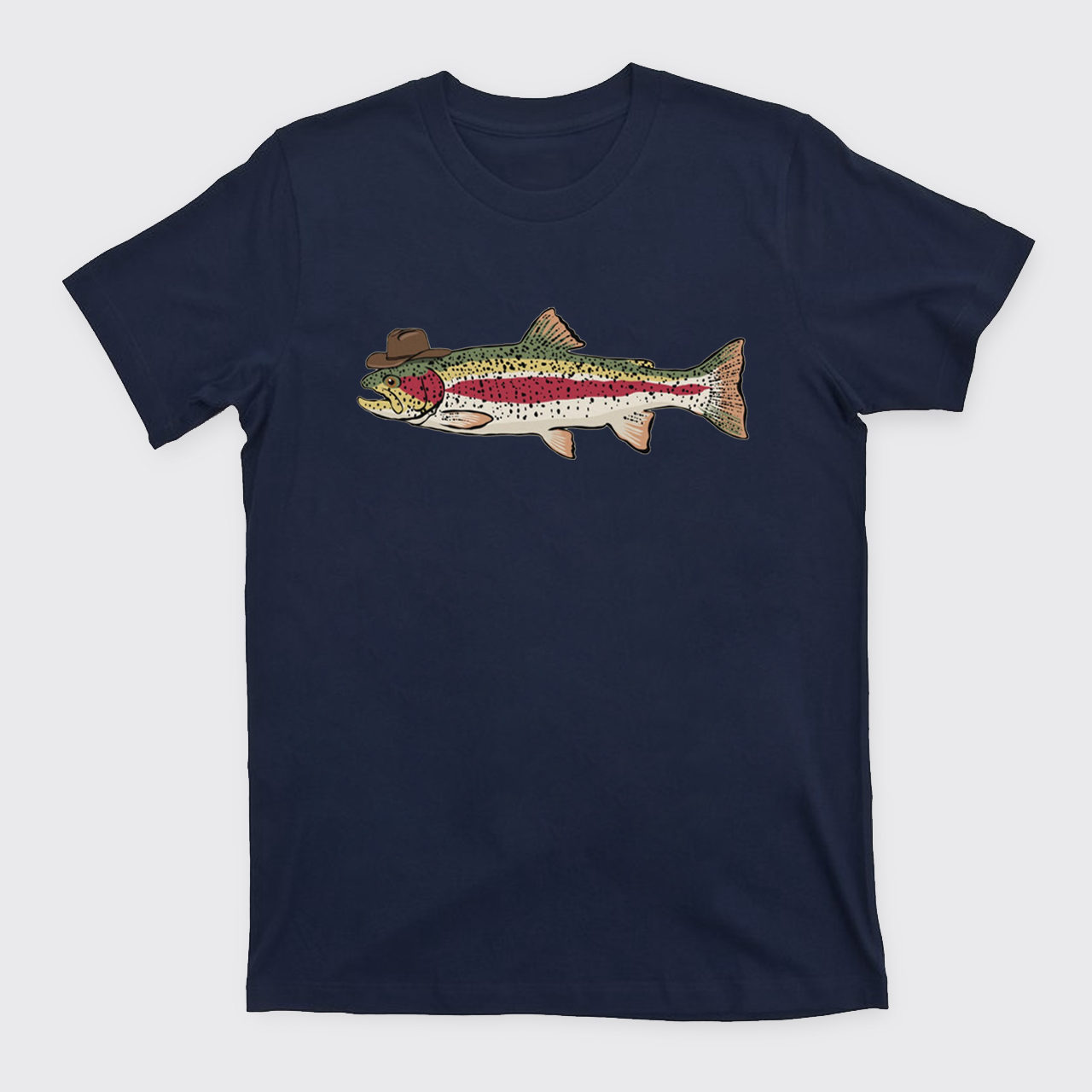 Cowboy Trout Western Fishing T-Shirts
