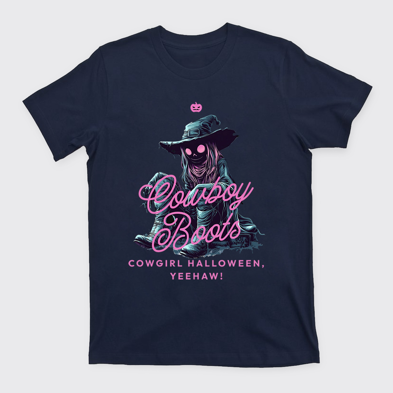 Spooky Western Cowgirl Halloween T-Shirts