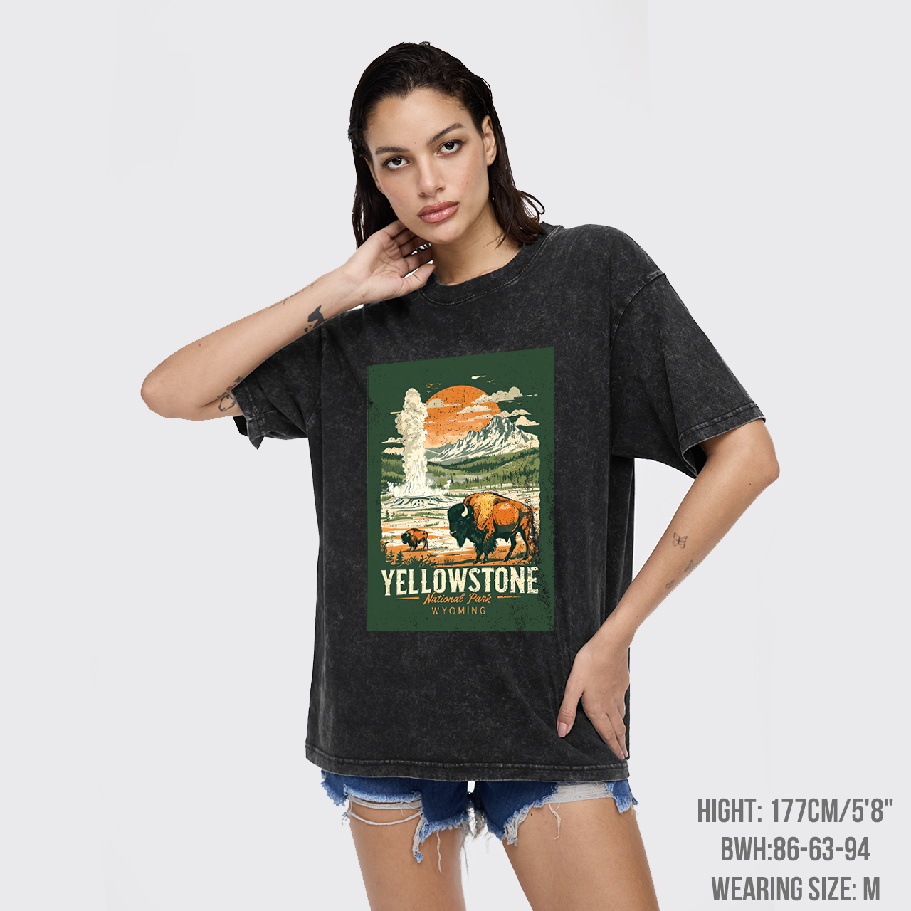 Yellowstone National Park Garment-dye Tees