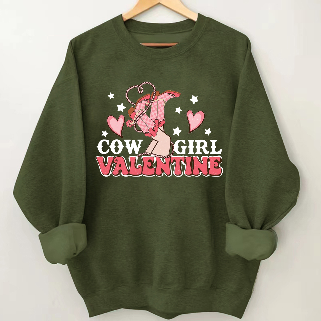 Cowgirl Valentine Sweatshirt