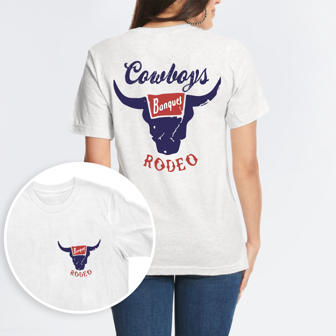 Cowboy Banquet Rodeo Retro-Inspired Tees