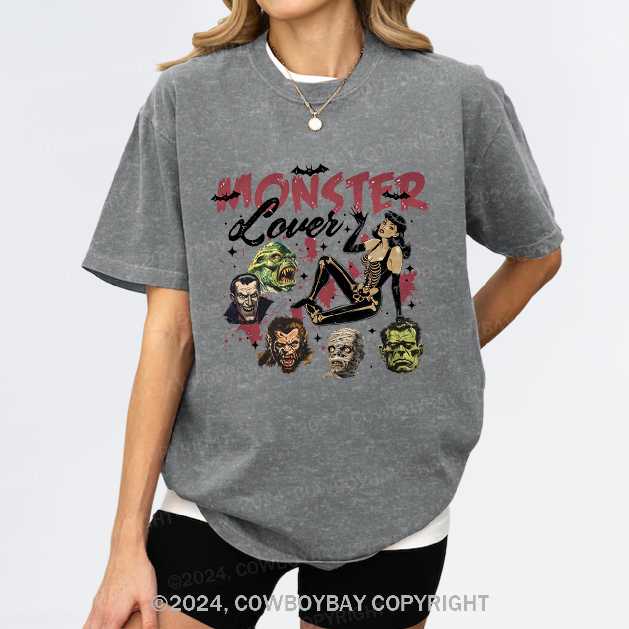 Monster Lover Garment-dye Tees