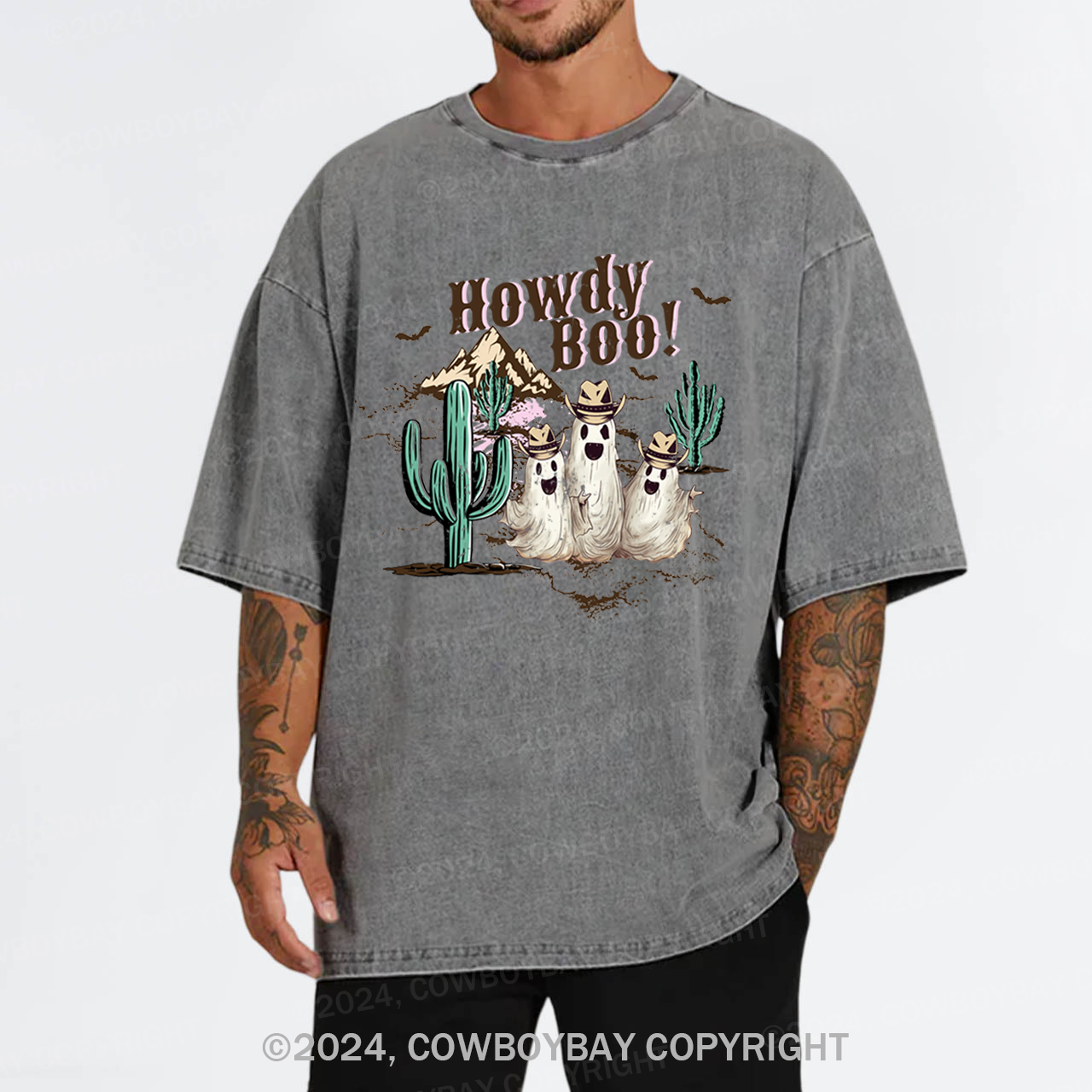 Howdy Boo Garment-dye Tees