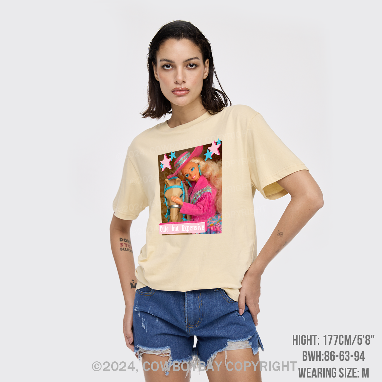 Cute But Expensive Retro Cowboy T-Shirts
