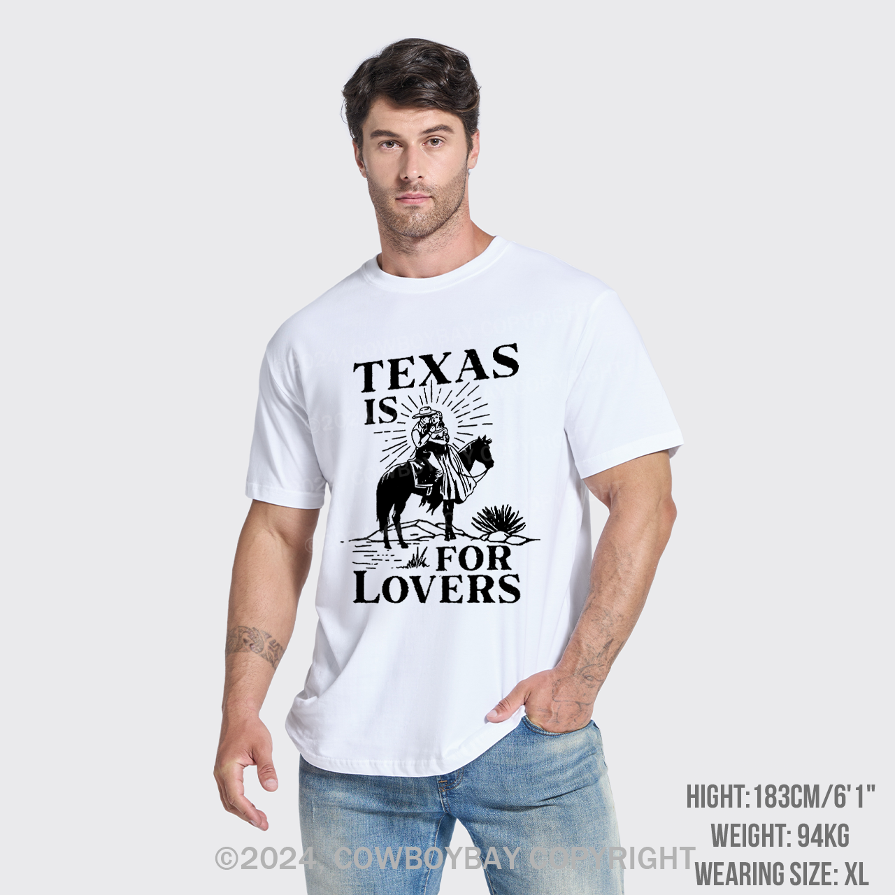 Texas Is For Lovers Giclée Fine Art T-Shirts