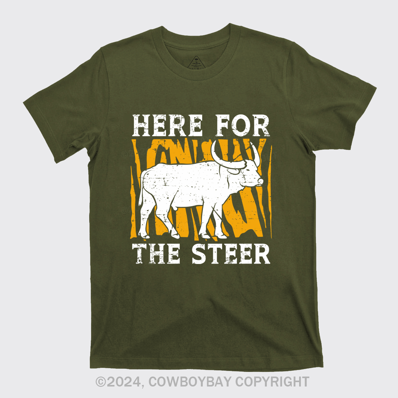 Bull In Arena Steer Wrestler T-Shirts