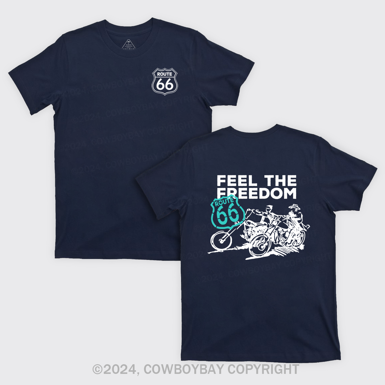 Route 66 Feel The Freedom T-Shirts