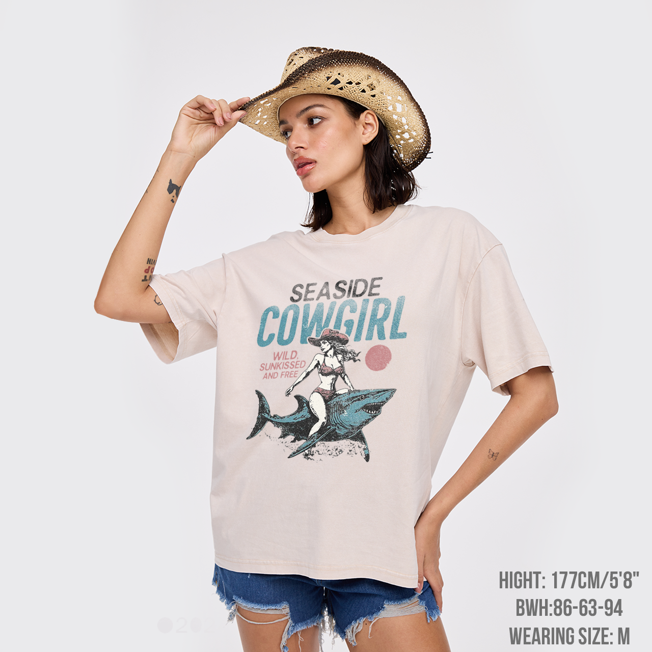 Seaside Cowgirl Garment-dye Tees