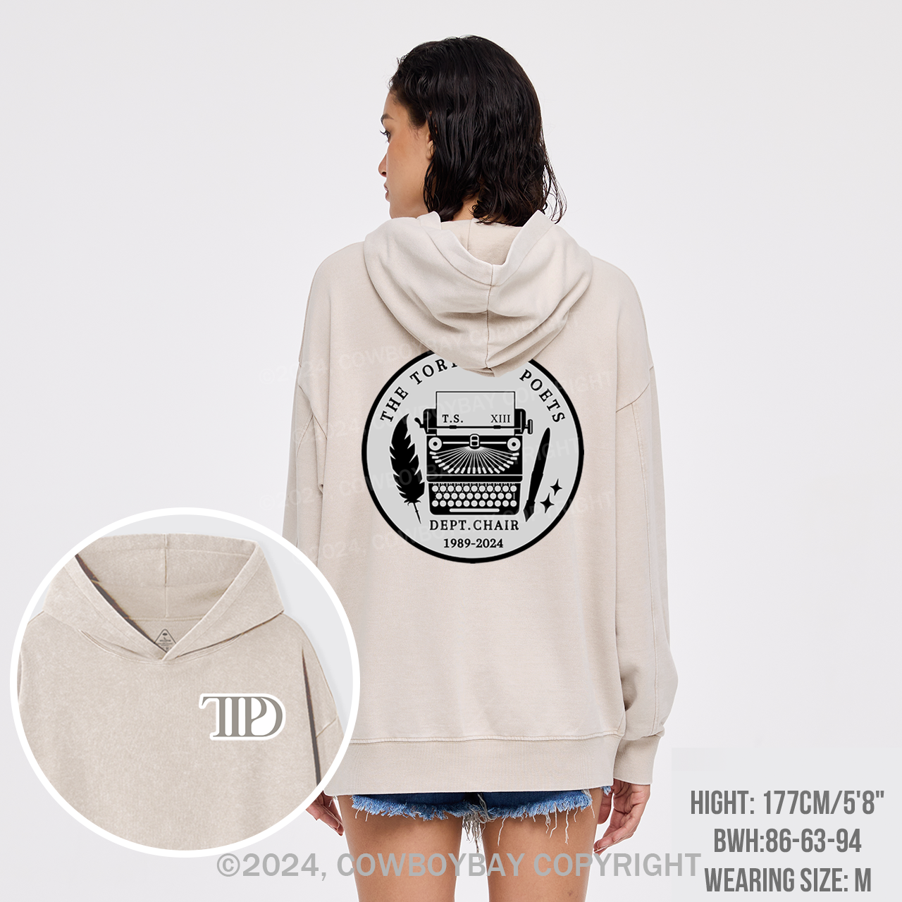 The Tortured Poets Department Garment-Dye Hoodies