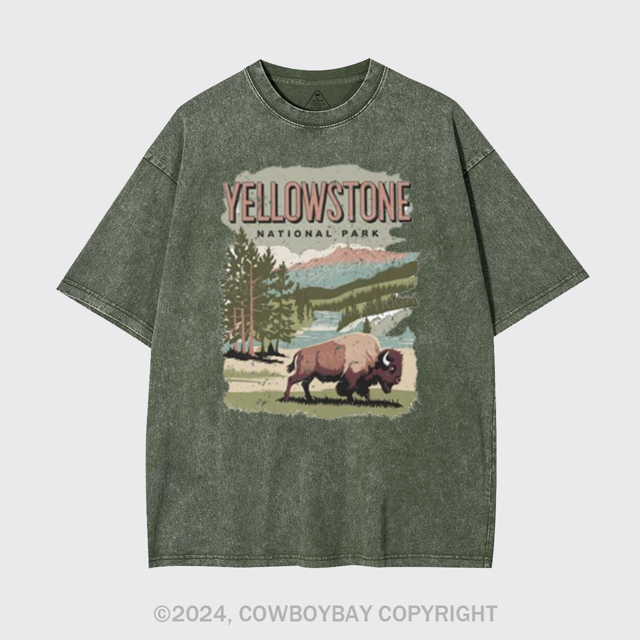 Vintage Yellowstone National Park Garment-dye Tees