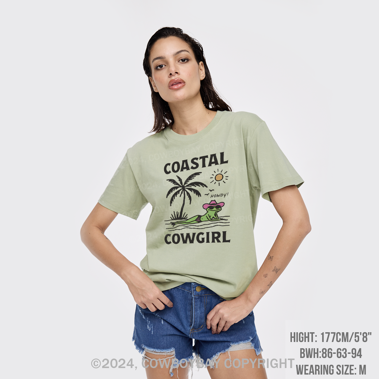 Coastal Cowgirl Frog T-Shirts