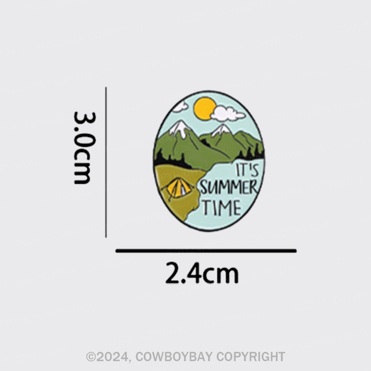 It's Summer Time_Cowboybay Pin