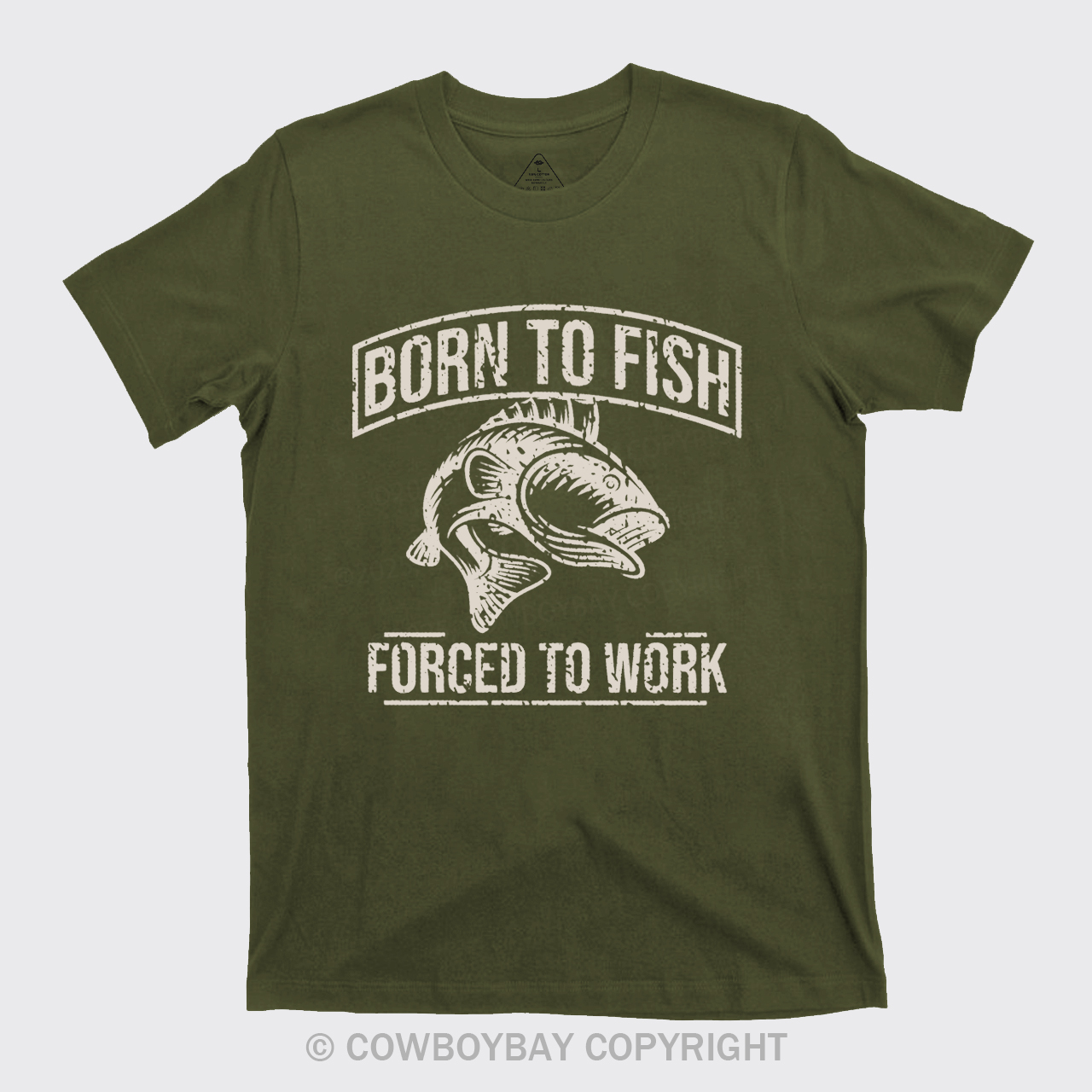 Born To Fish Forced To Work T-Shirts