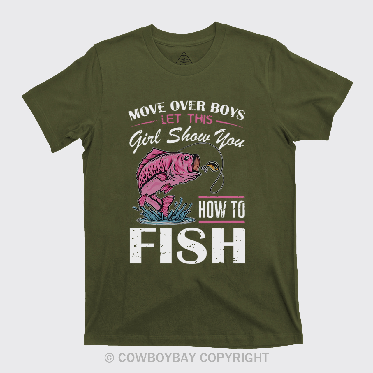 Move Over Boys Fishing T-Shirts