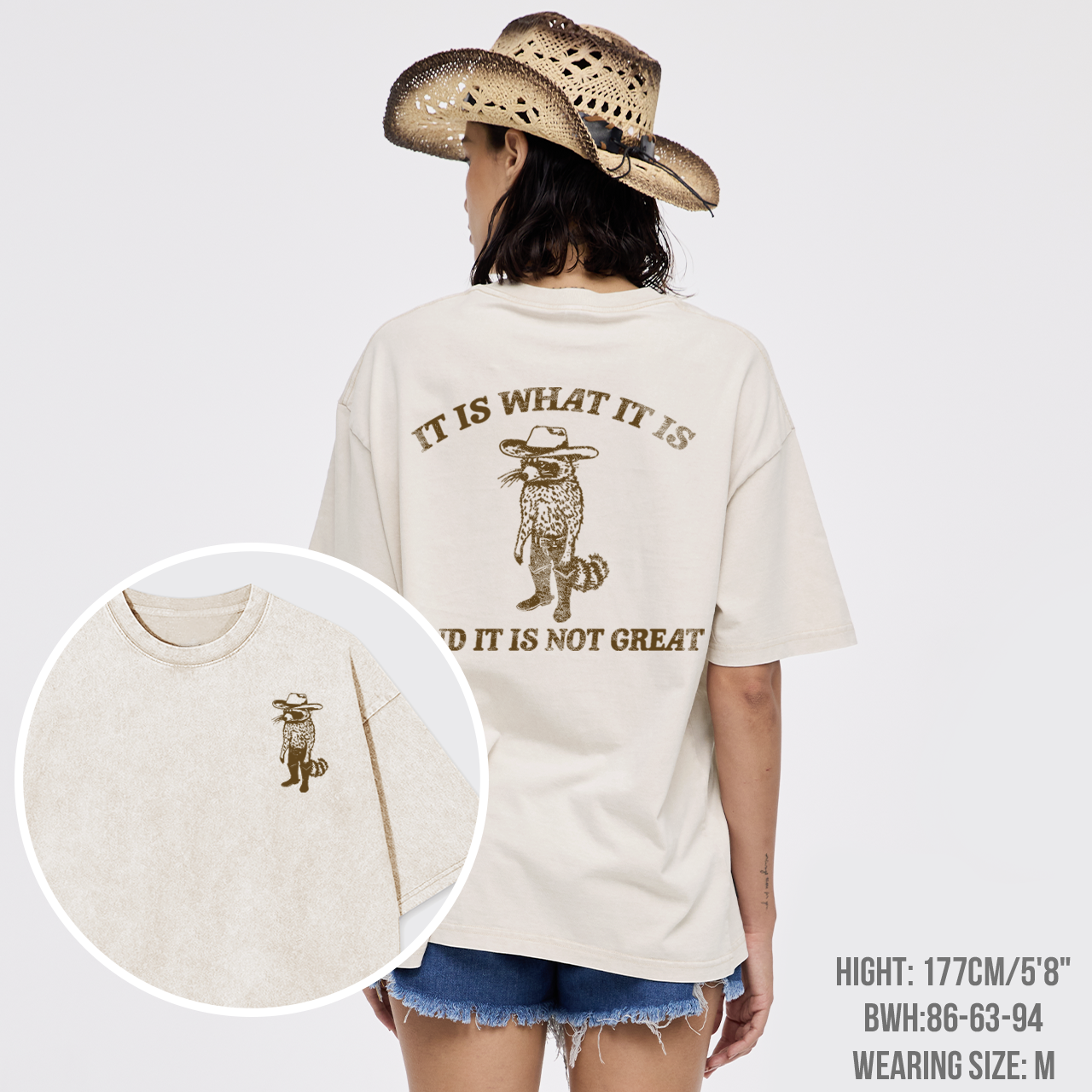 It Is What It Is And It Is Not Great Vintage Garment-dye Tees