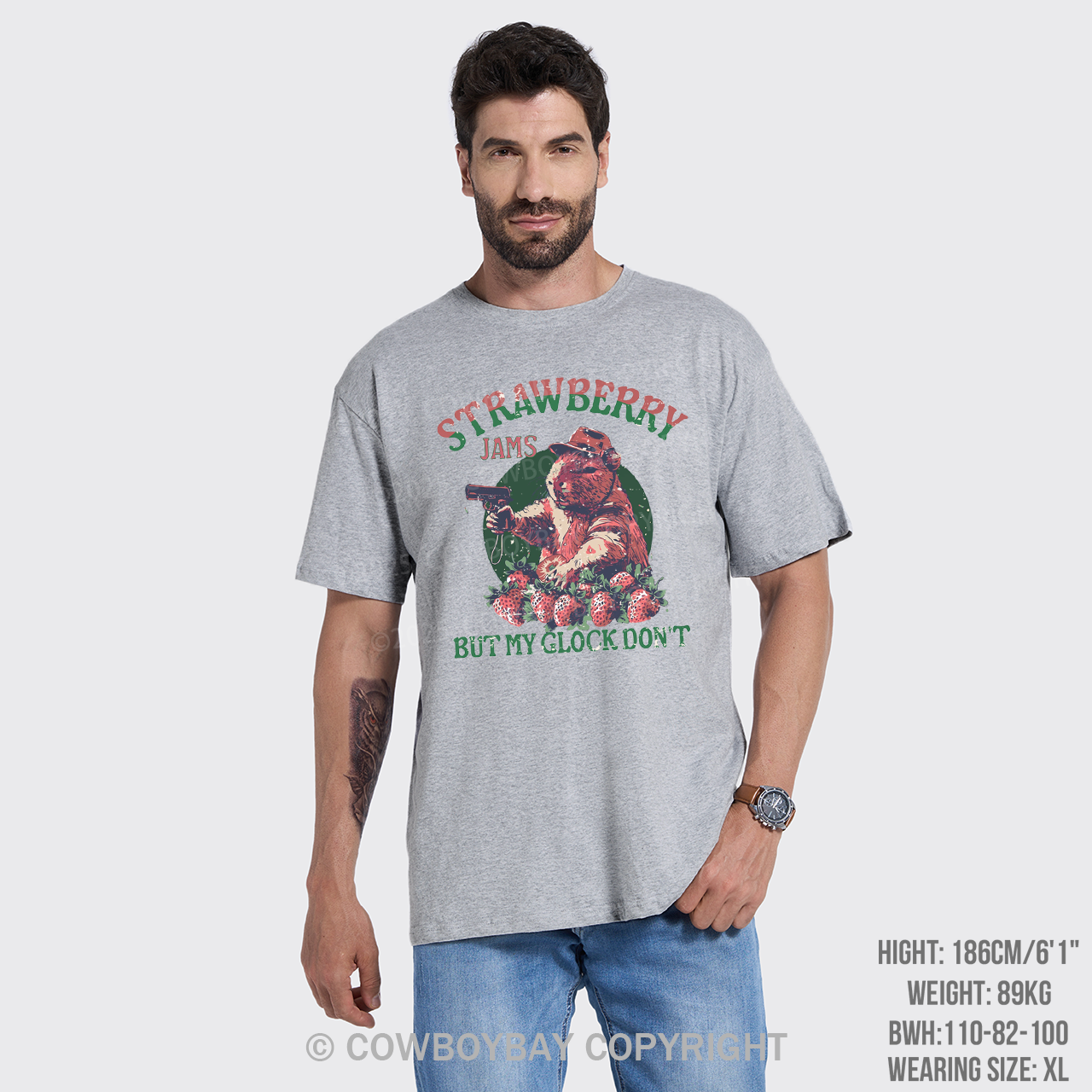 Strawberry Jams But My Glock Don't T-Shirts