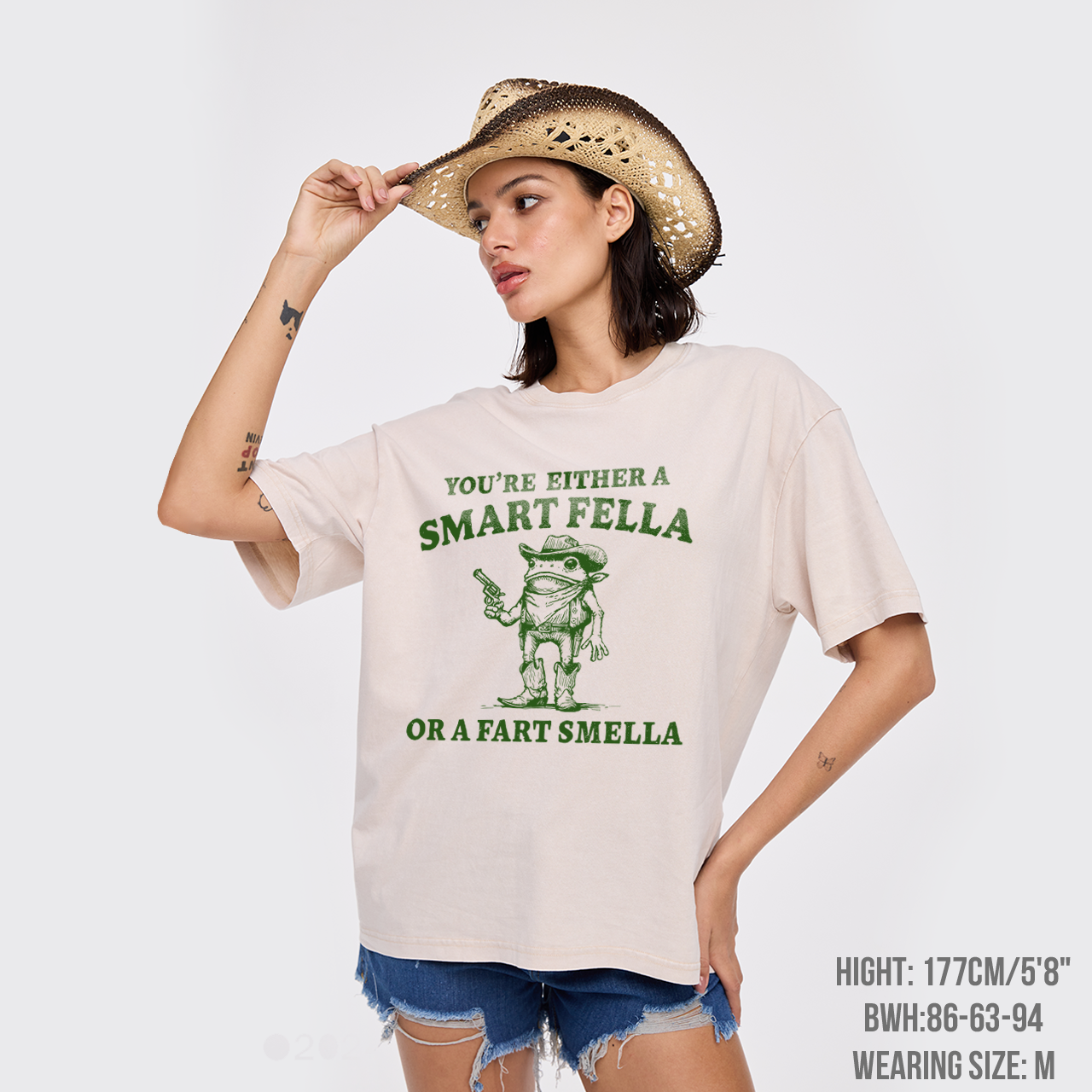 You're Either A Smart Or A Fart Smella Garment-dye Tees