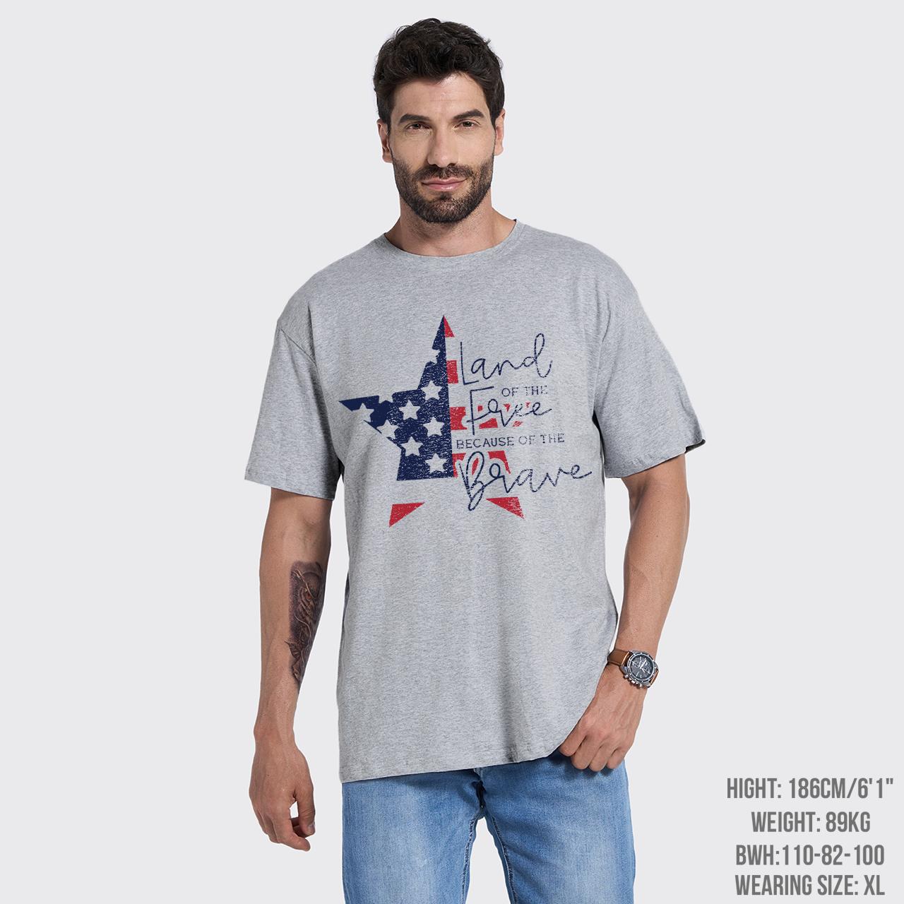 4th Of July-American Flag Star T-Shirts