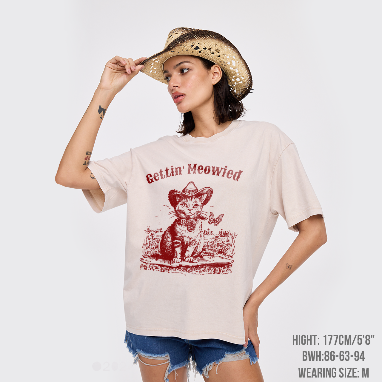 Gettin' Meowied Garment-dye Tees