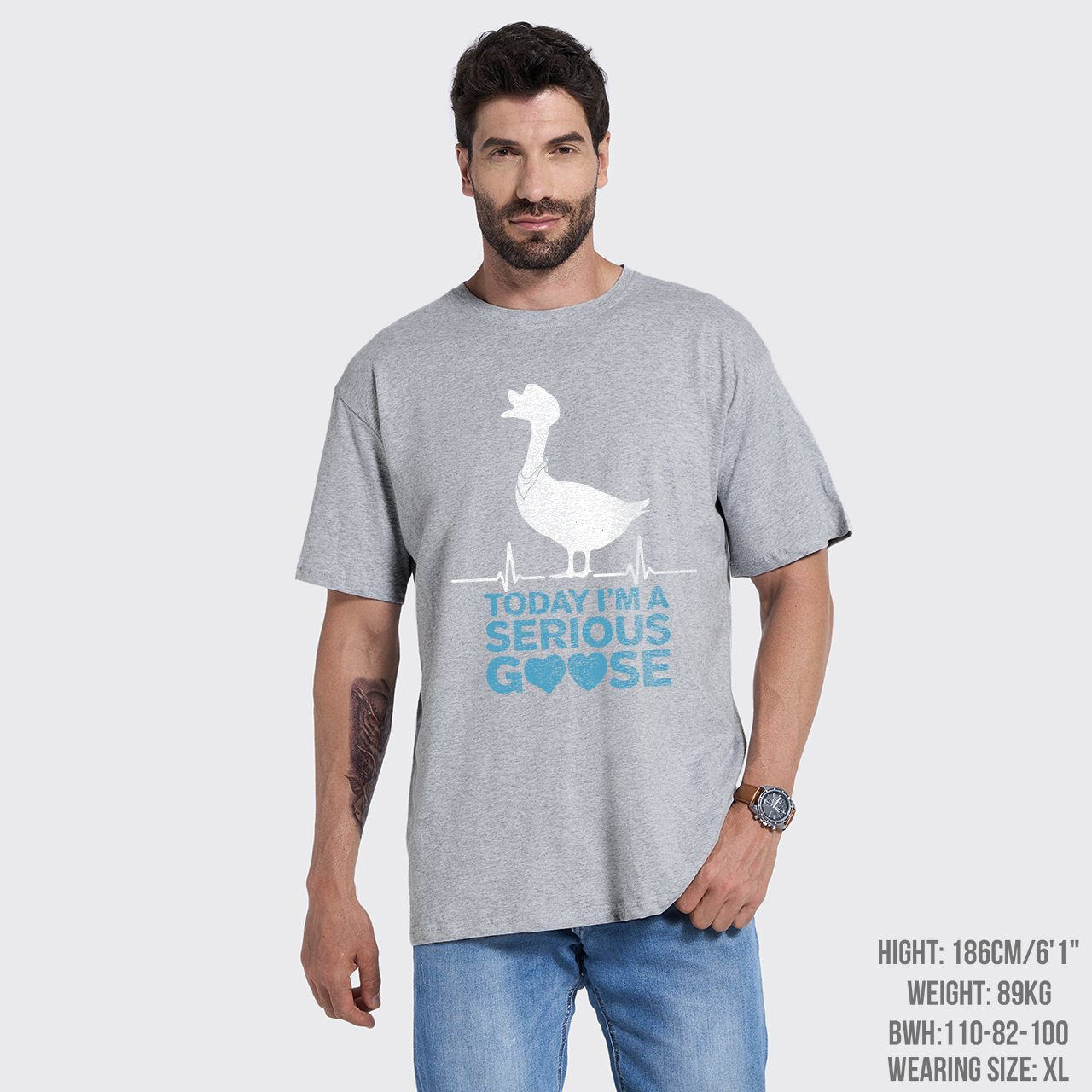 Funny Goose-Today I'm A Serious Goose T-Shirts