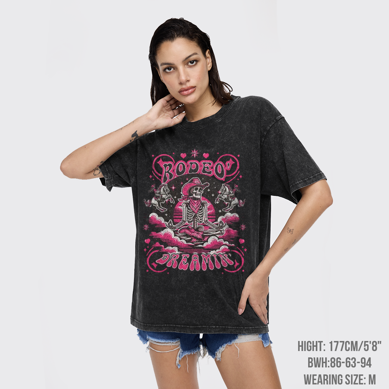 Rodeo Vintage Cowgirl Garment-dye Tees
