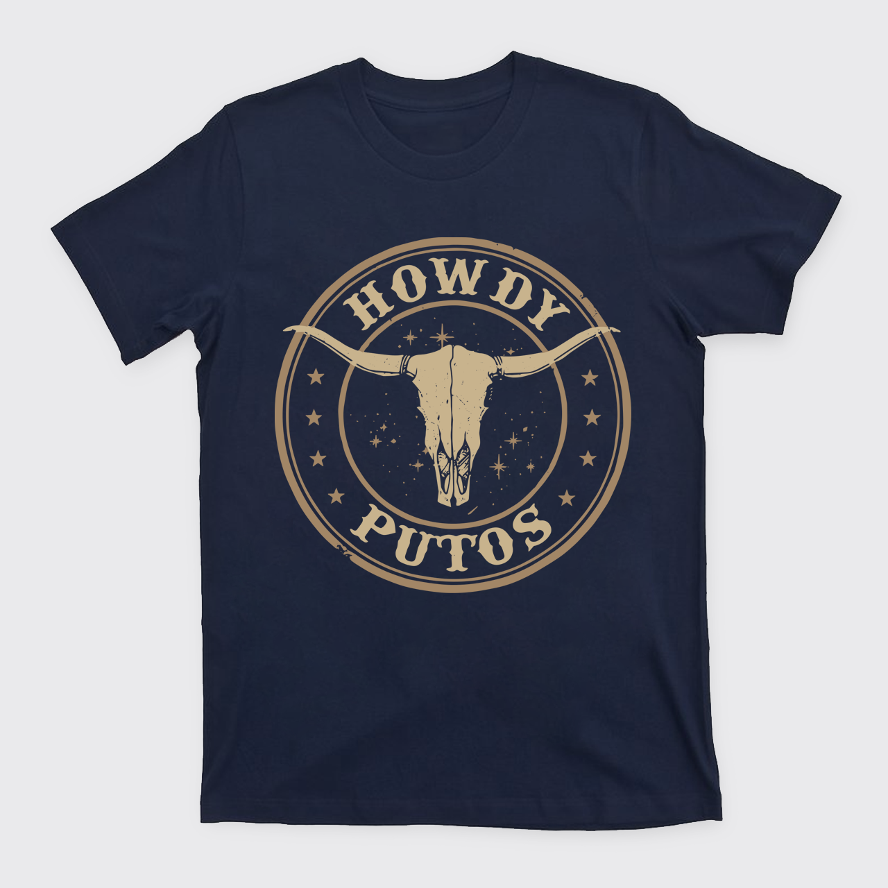 Howdy Putos Bull Skull T-Shirts