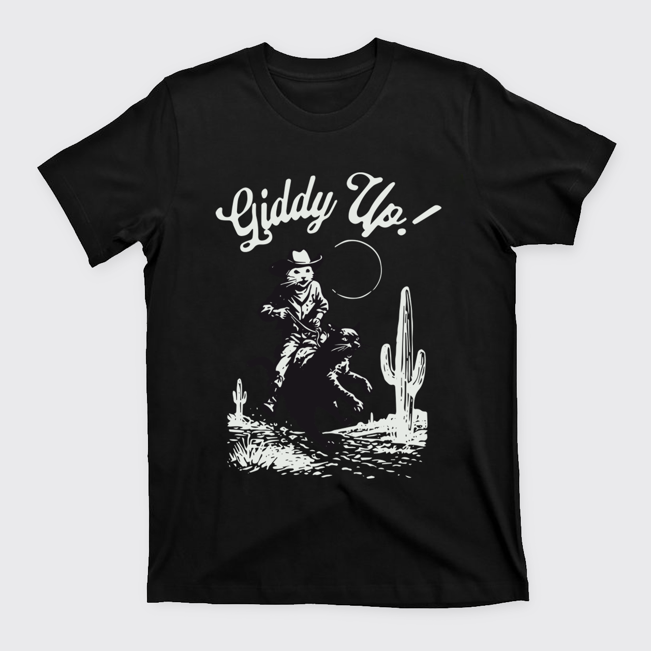 Giddy Up Funny Cowboy Mouse T-Shirts