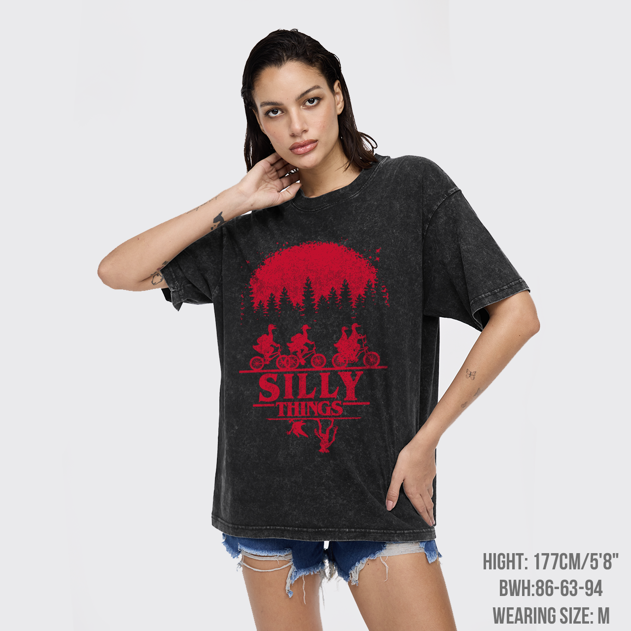 Horror Movies Silly Things Garment-dye Tees