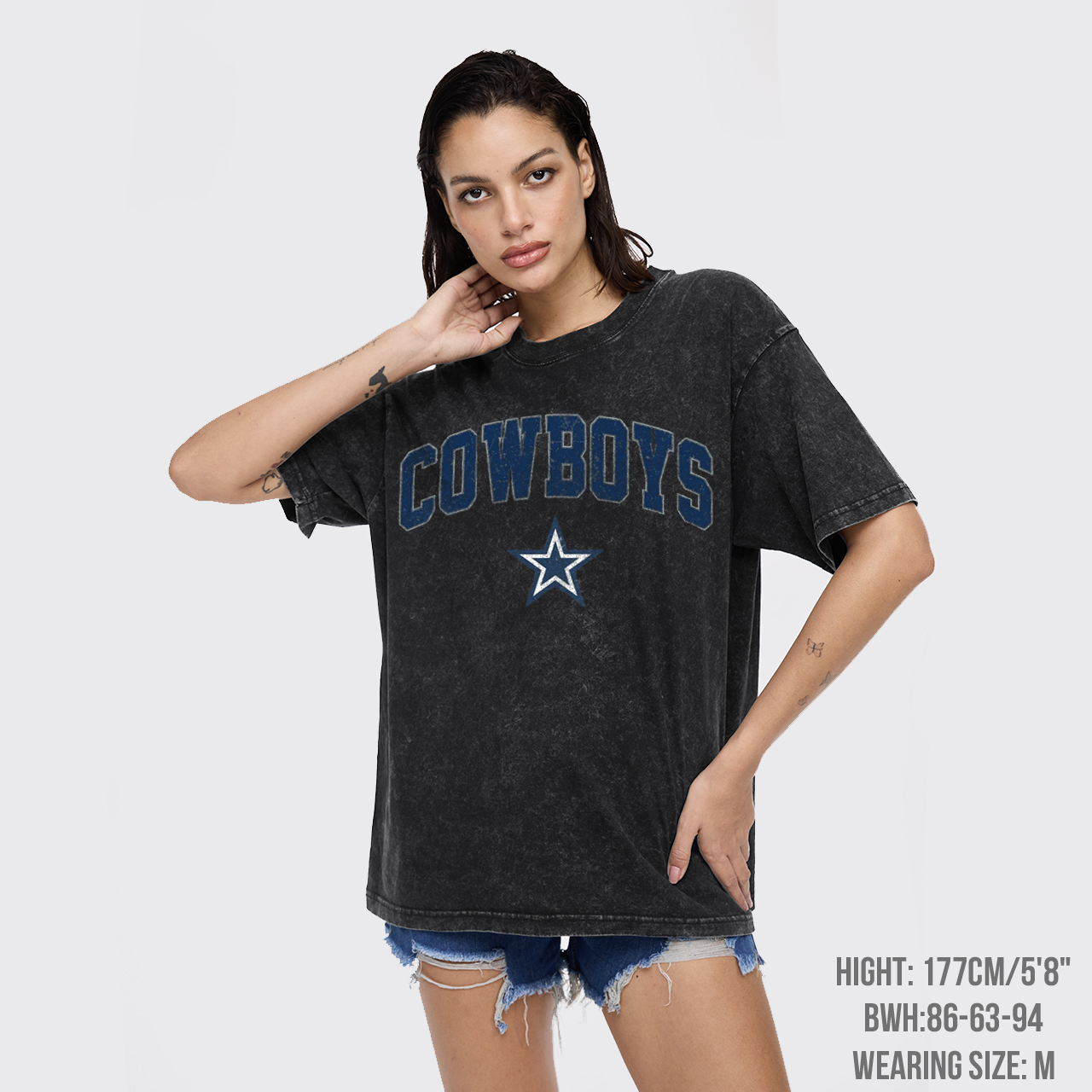 Retro Western Football Garment-dye Tees