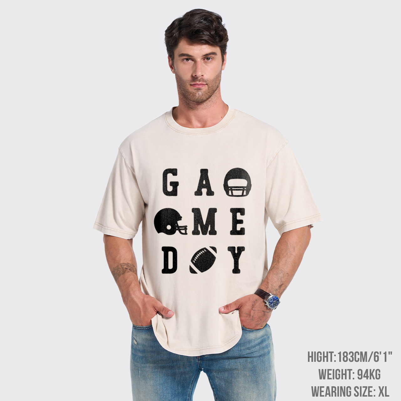 Game Day Football Season Garment-dye Tees