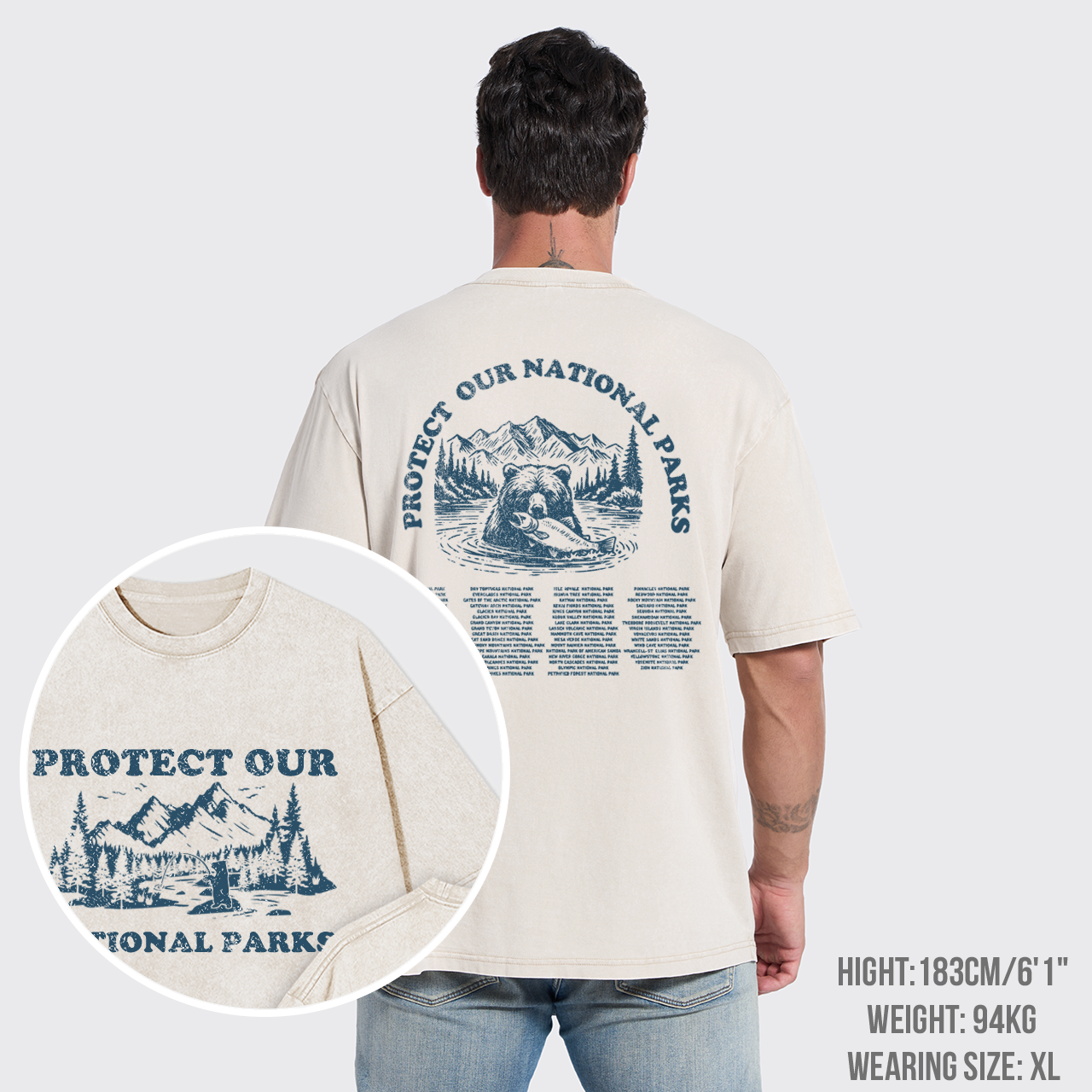 Support National Parks Garment-dye Tees