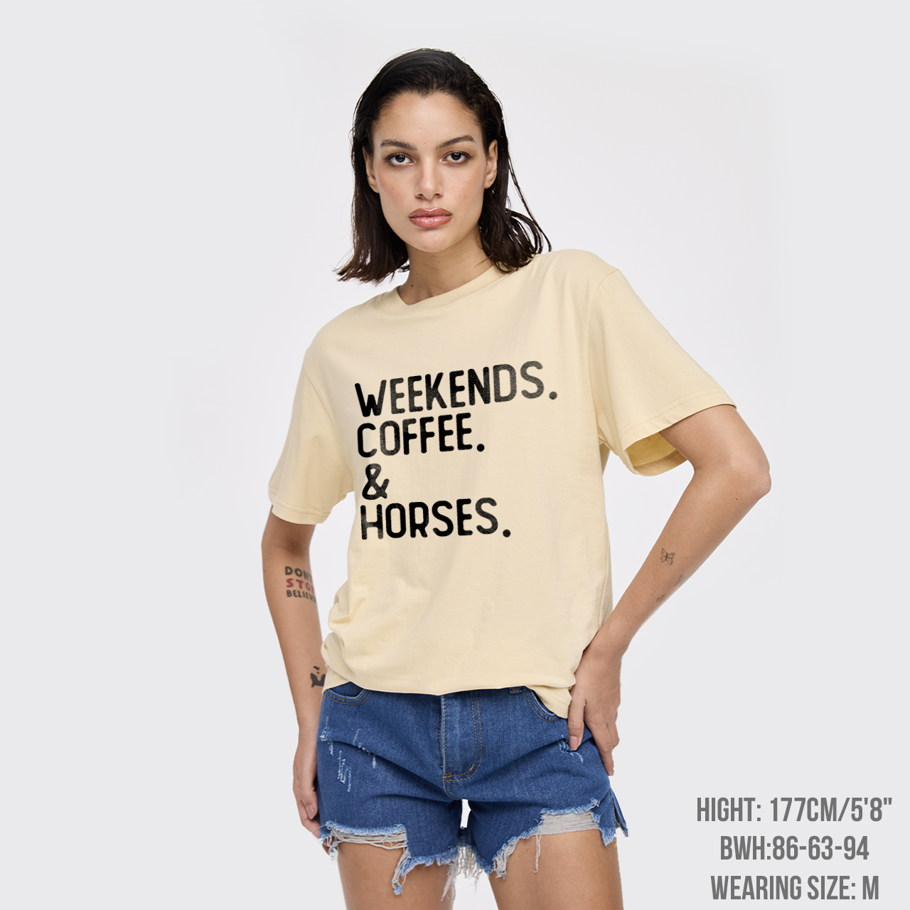 Weekends. Coffee. Horses. T-Shirts