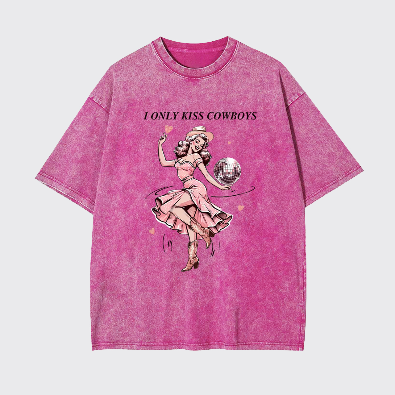 I Only Kiss Cowboys Garment-dye Tees