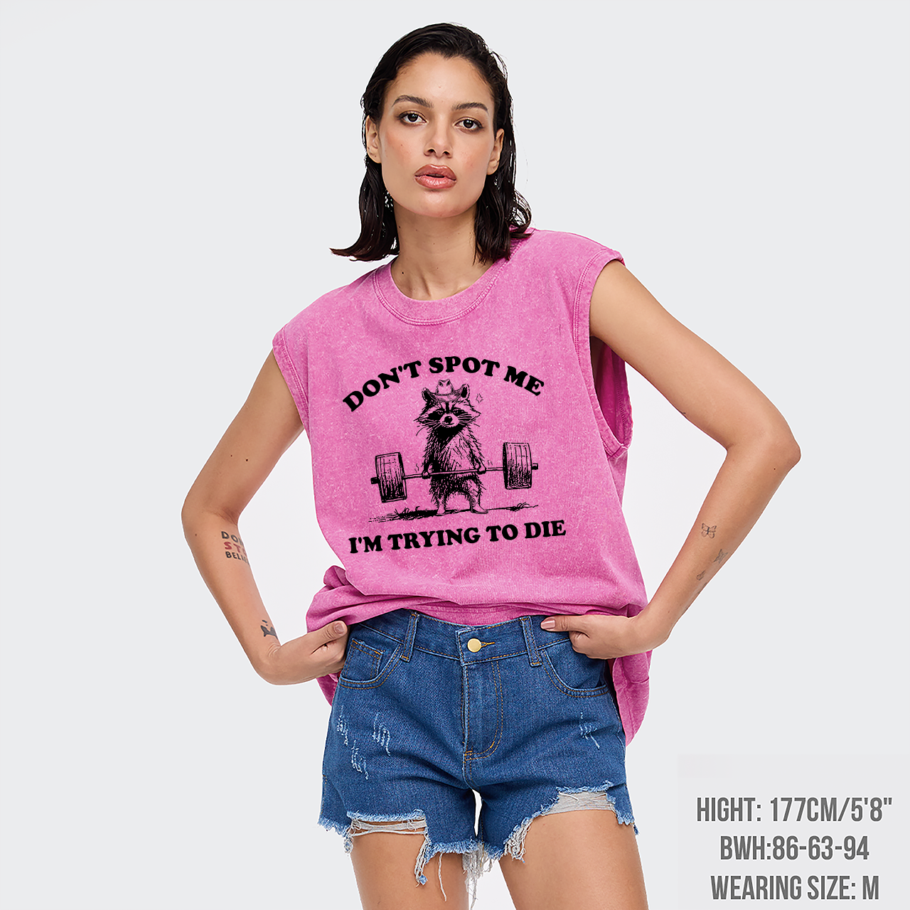 Don't Spot Me I'm Trying To Die Washed Tanks