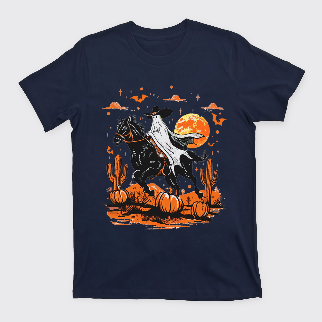 Retro Halloween Ghost Rider T-Shirts