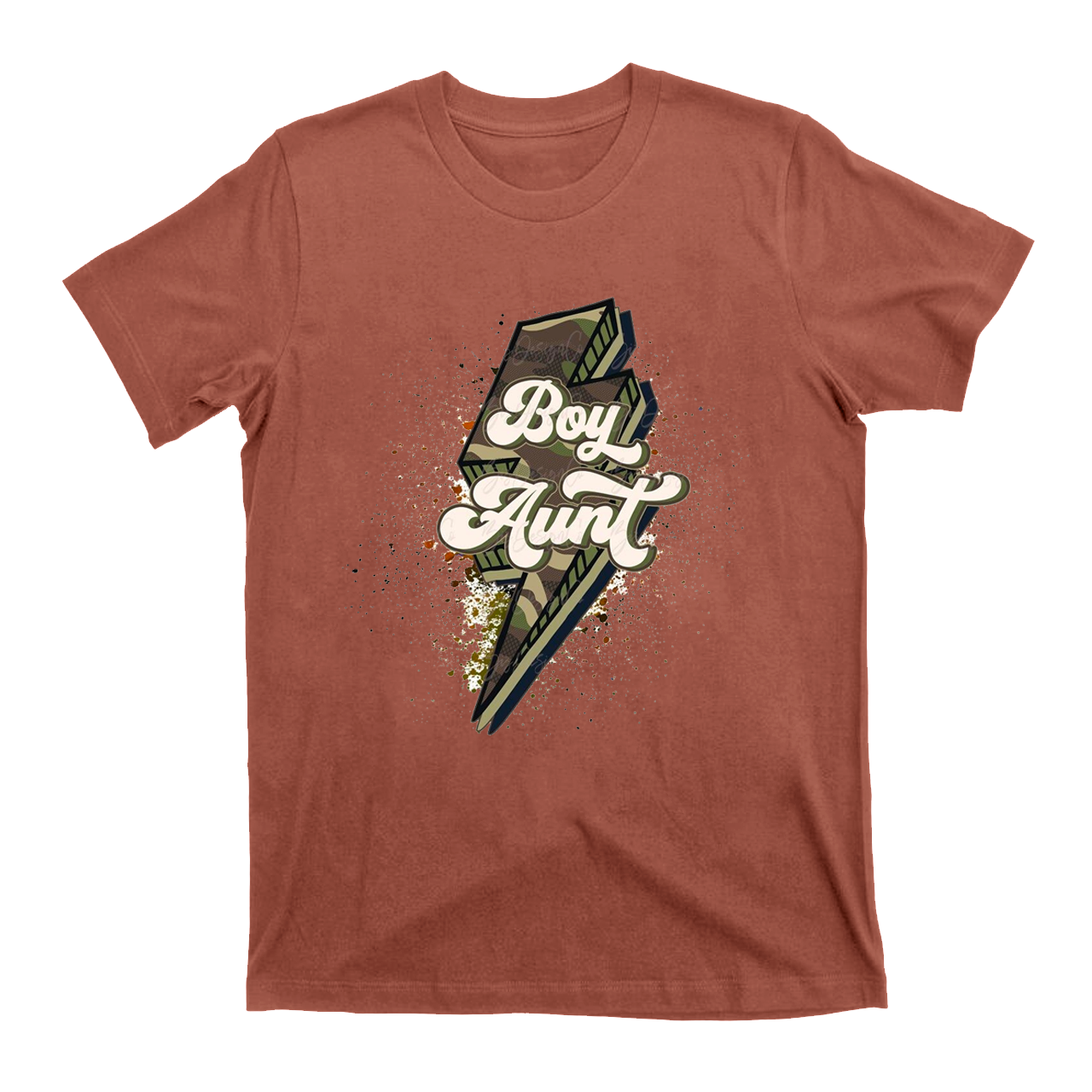 Boy Aunt Lightning Splash T-Shirts