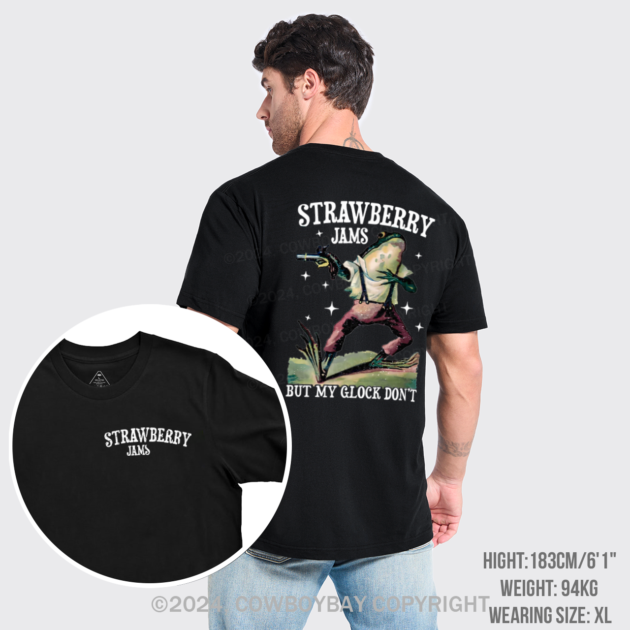 Strawberry Jams But My Glock Don't T-Shirts