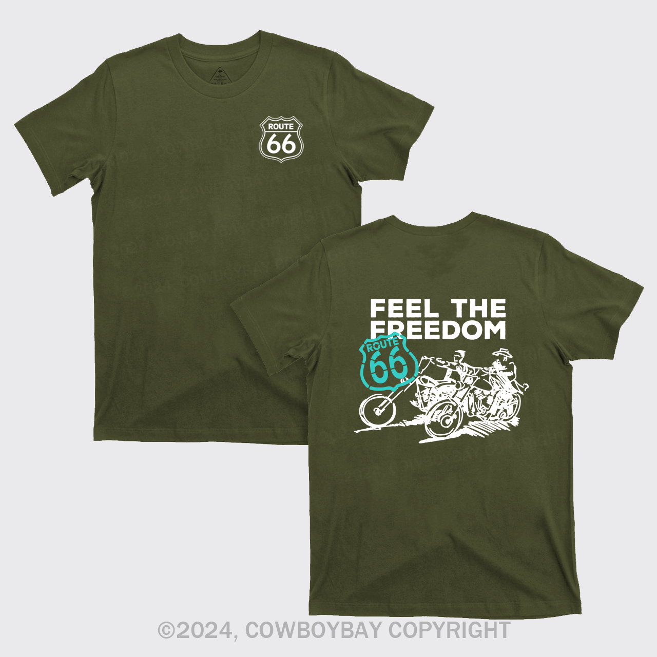 Route 66 Feel The Freedom T-Shirts