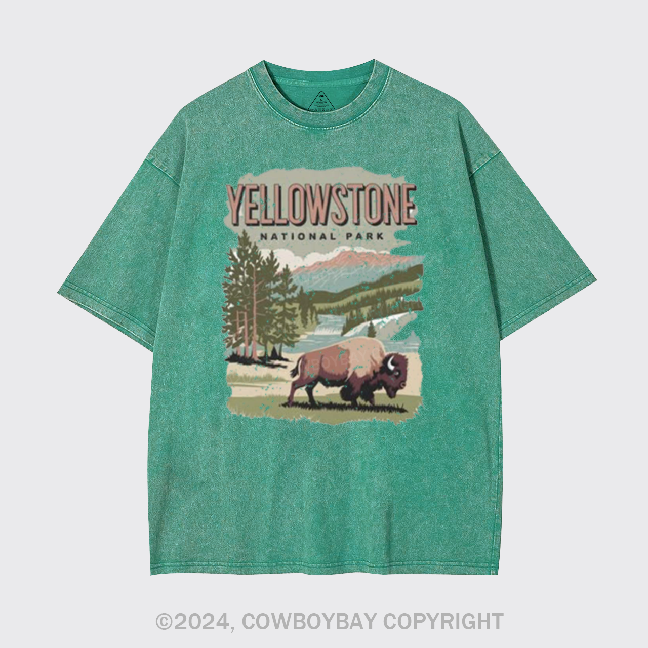 Vintage Yellowstone National Park Garment-dye Tees