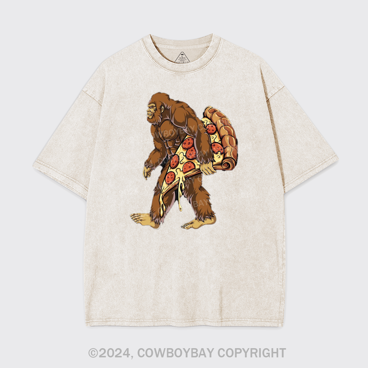 Bigfoot Pizza Garment-dye Tees