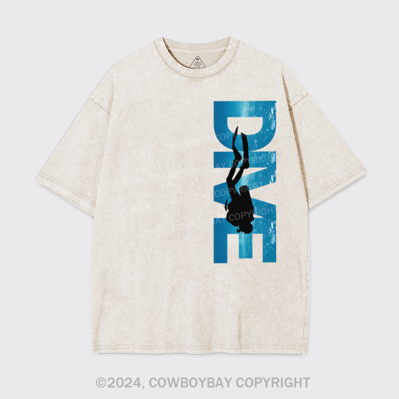 Funny Diving Garment-dye Tees