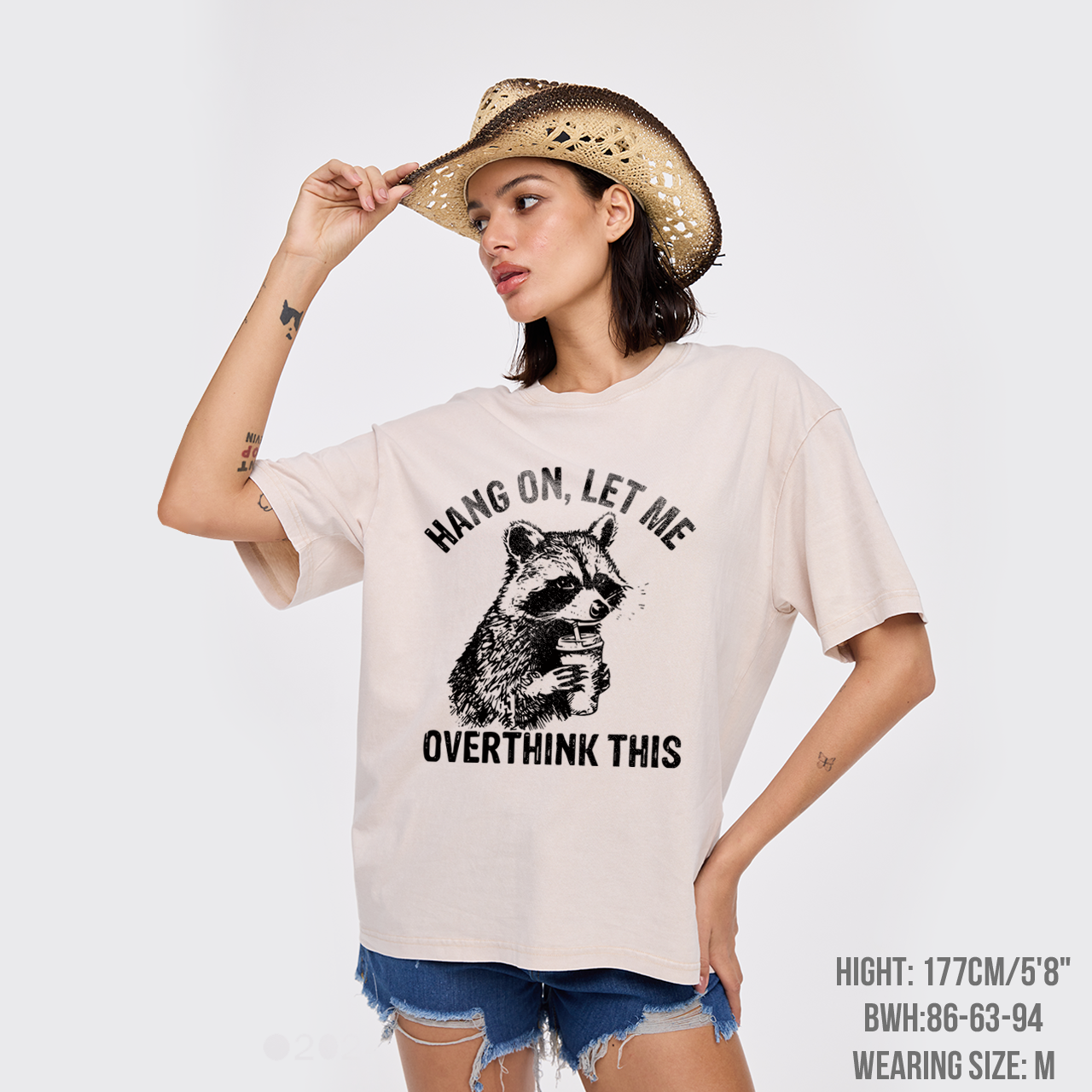 Sarcastic Saying-Hang On Let Me Overthink Garment-dye Tees