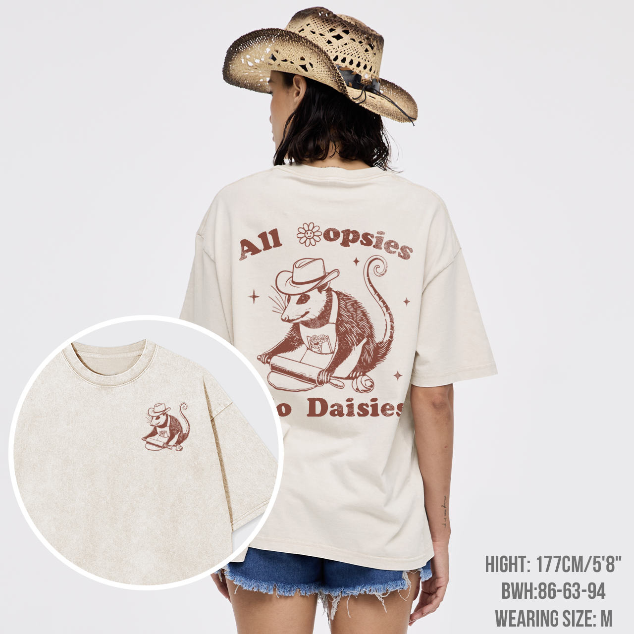 All oopsies No Daisies Garment-dye Tees