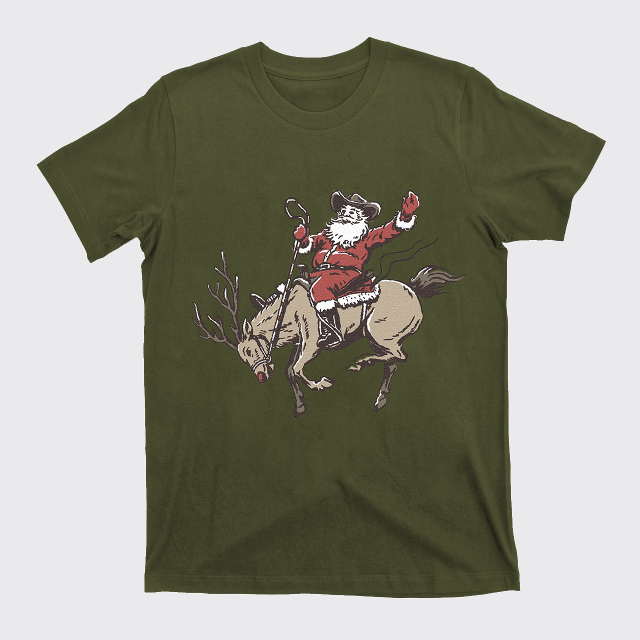 Cowboy Santa Rodeo T-Shirts