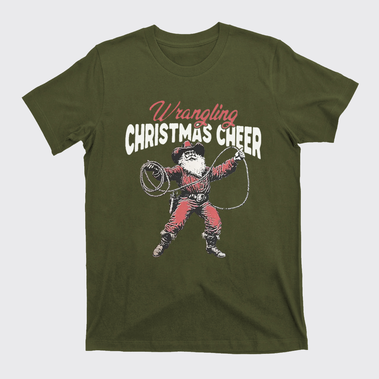 Wrangling Christmas Cheer T-Shirts