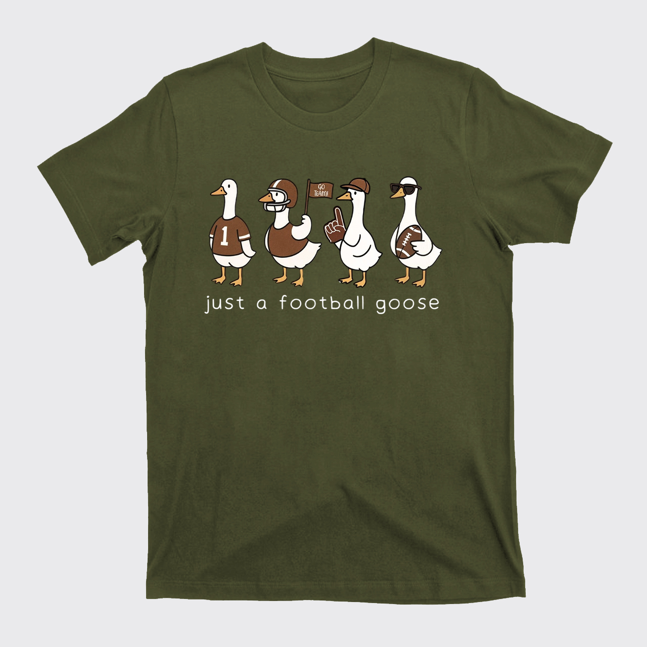 Silly Goose Football T-Shirts